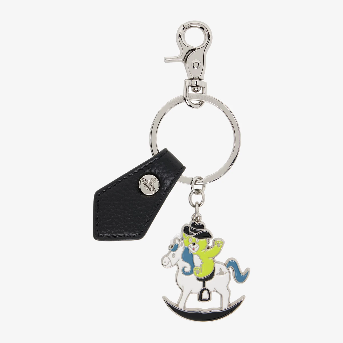 Vivienne Westwood Rocking Horse Teddy Keyring in Multicolour