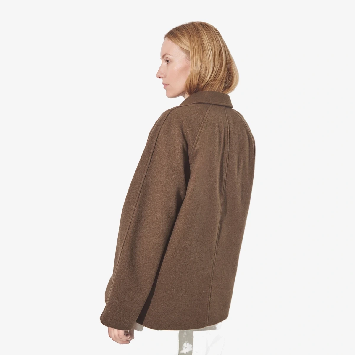 Double Breasted Short Coat ხედი 2