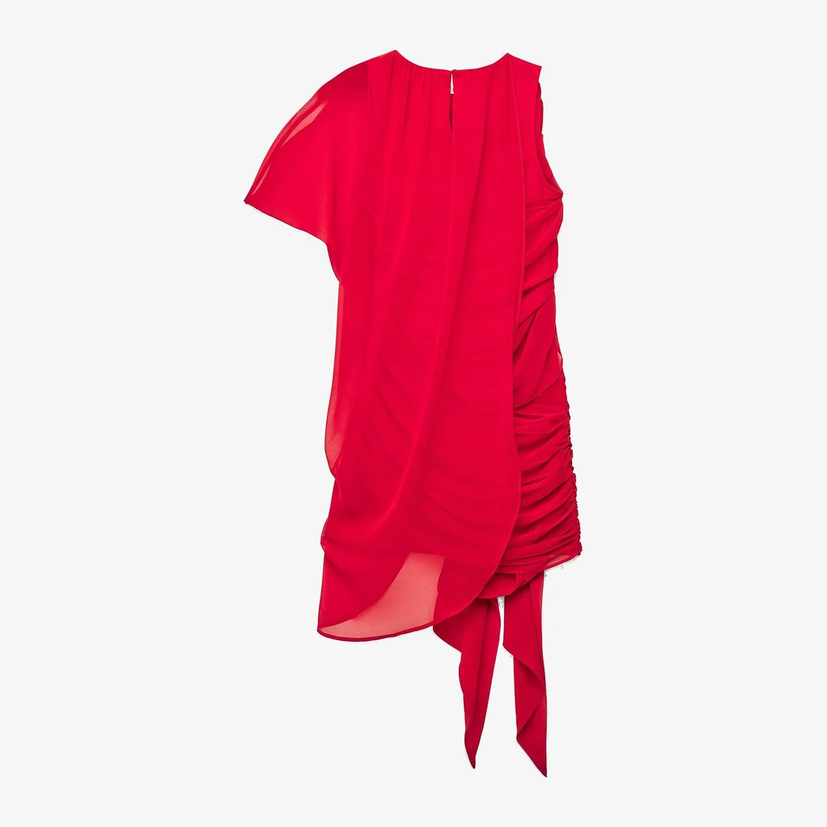 Chiffon Draped Mini Dress вид 2