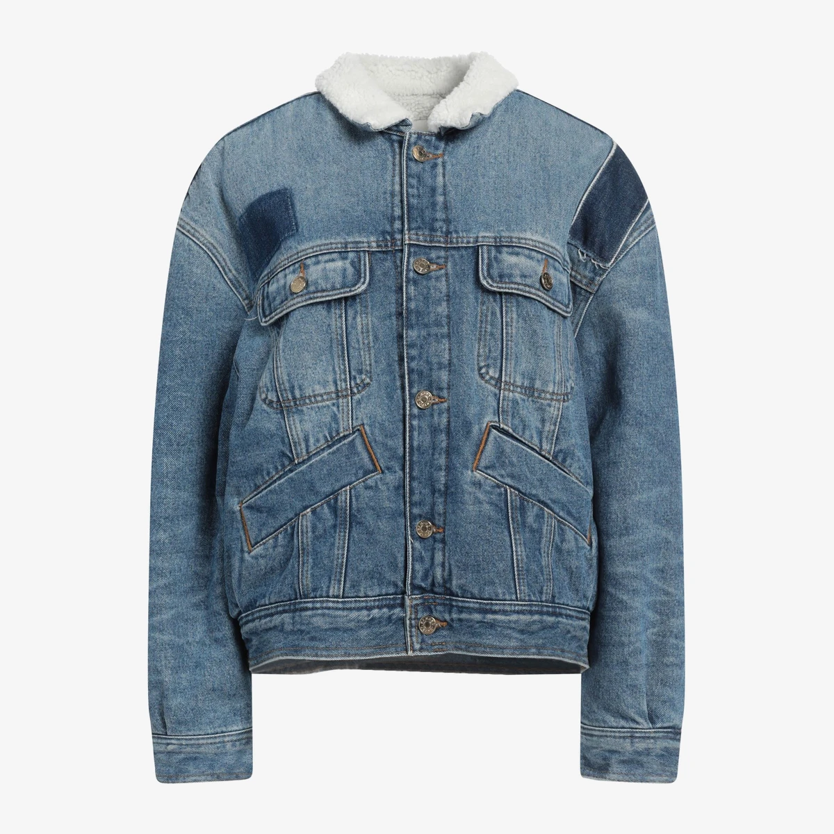 Sandro Denim Jacket in Blue — Clothing | CATWALK