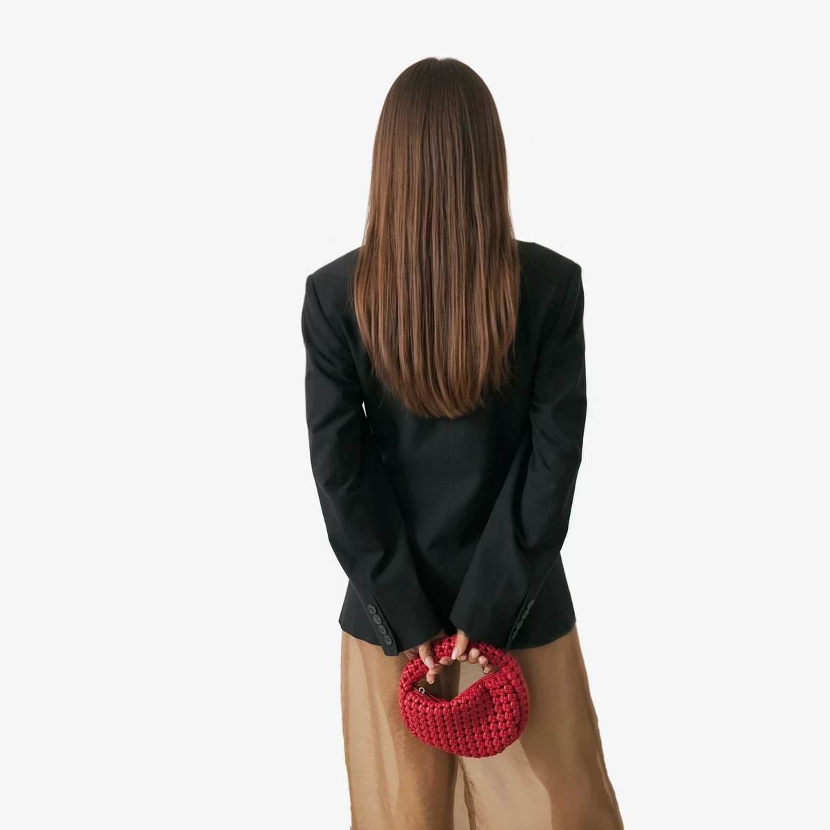 NA-KD Blazer With Fitted Waist in Black