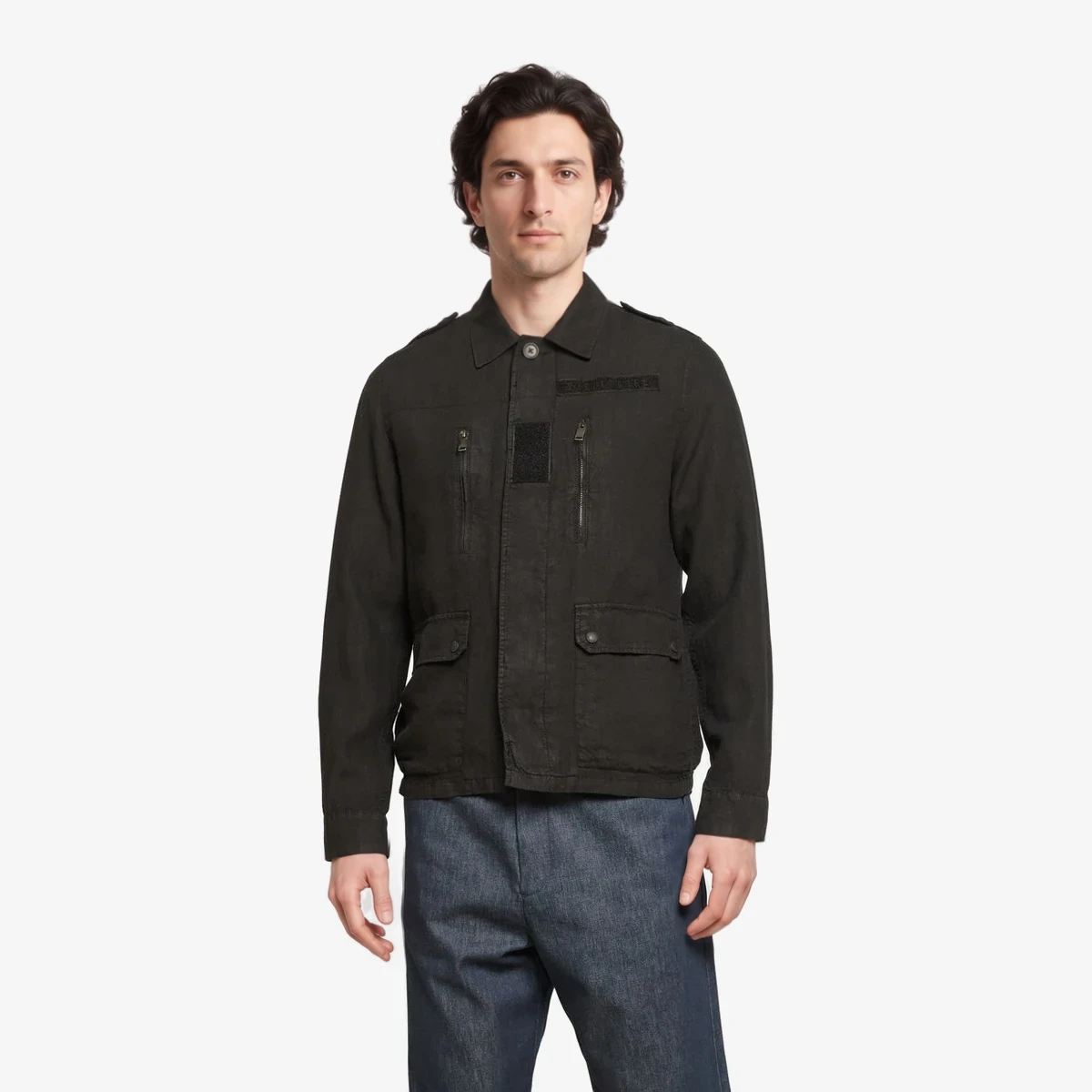 Zadig&Voltaire Kidoo Linen Jacket in Black