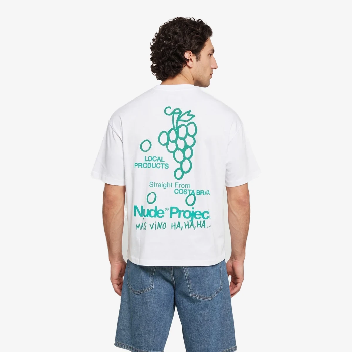 NUDE PROJECT Douro Crew Neck T-Shirt in White
