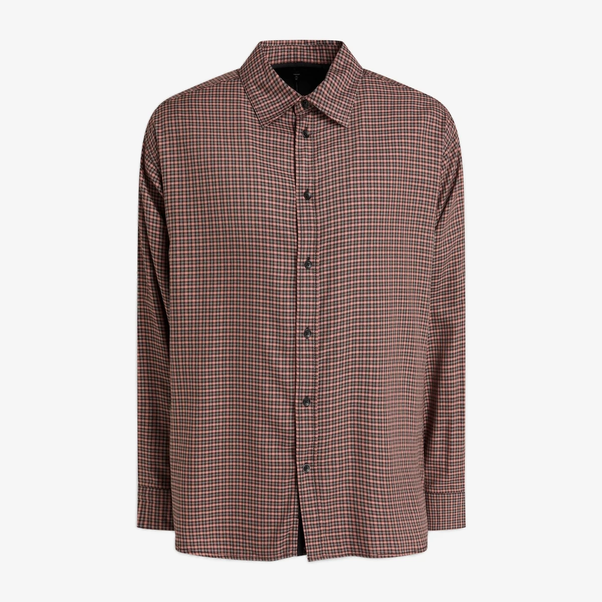 Rag & Bone Matthew Checked Cotton-Blend Flannel Shirt in Brown