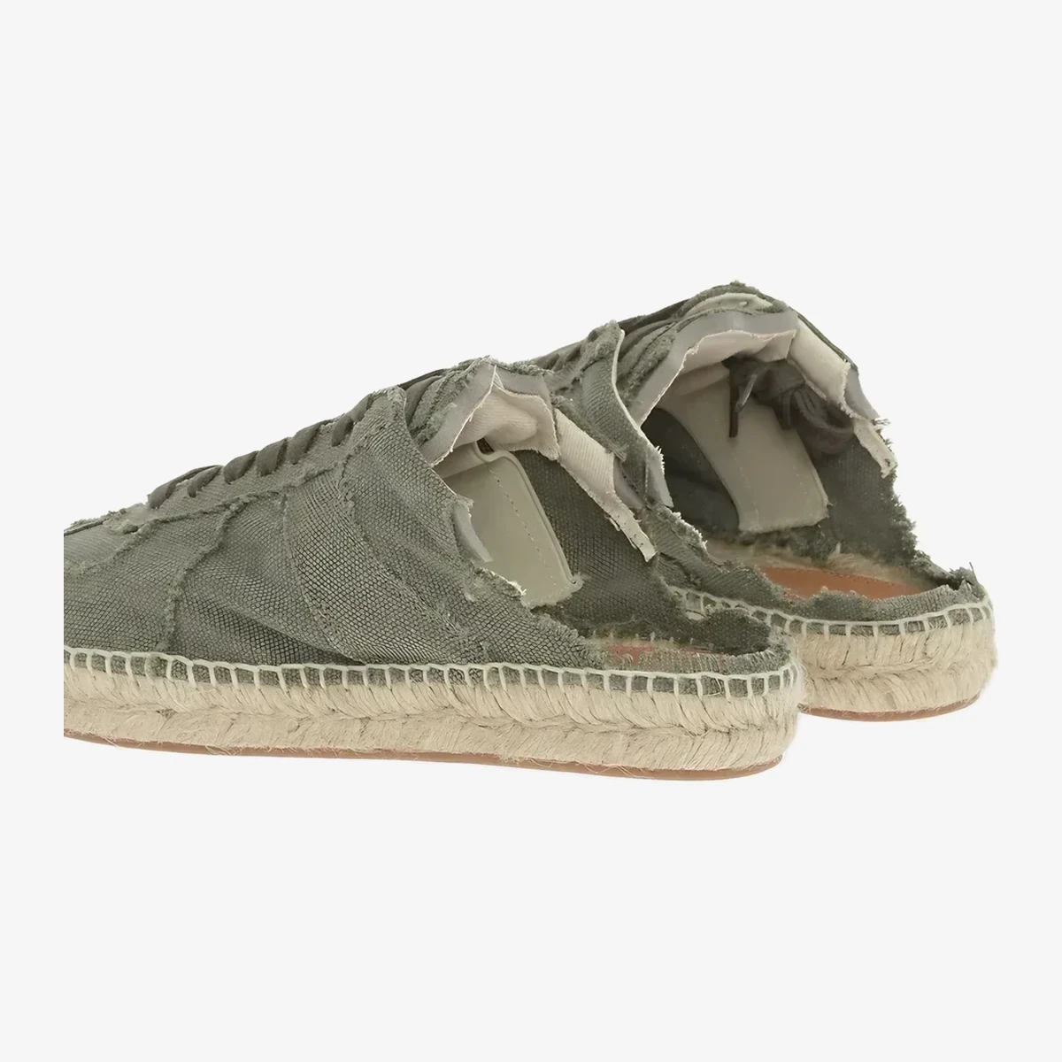 MM22 Cotton Low-top Sneakers with Open Back view 2