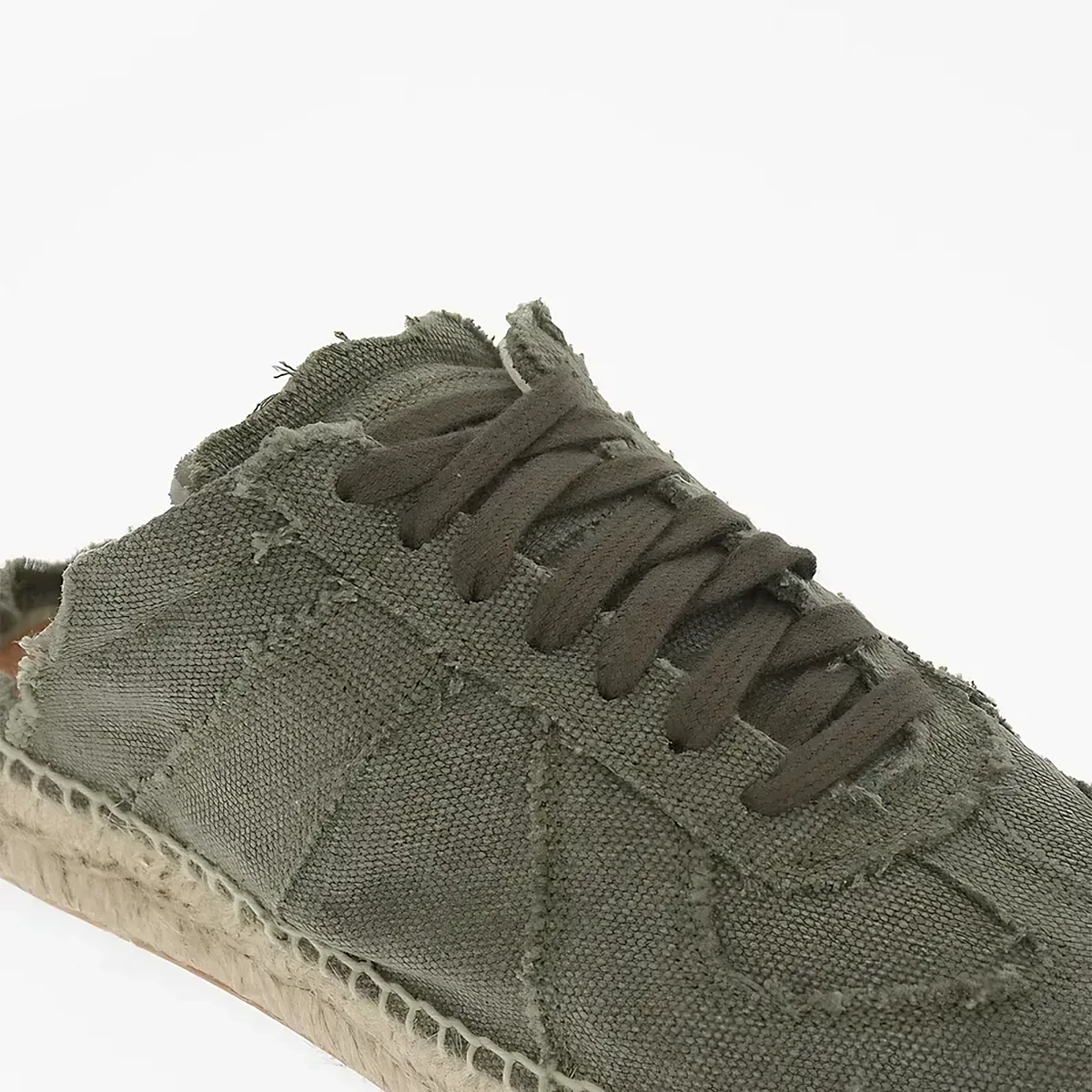MM22 Cotton Low-top Sneakers with Open Back view 4