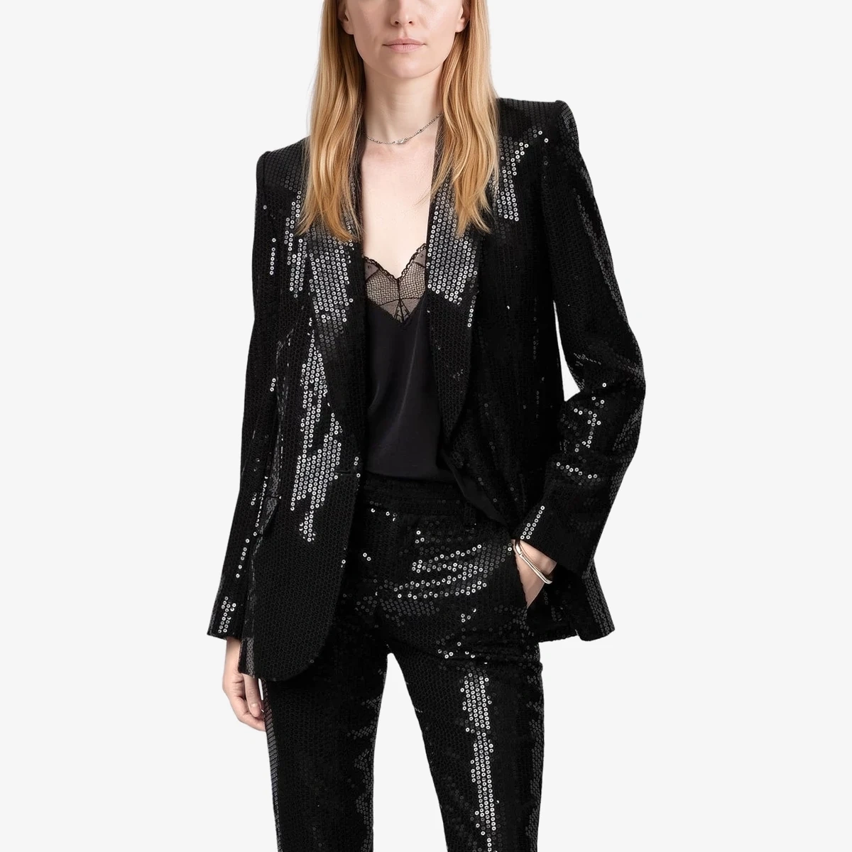 Zadig&Voltaire Sequinned Blazer Vive in Black