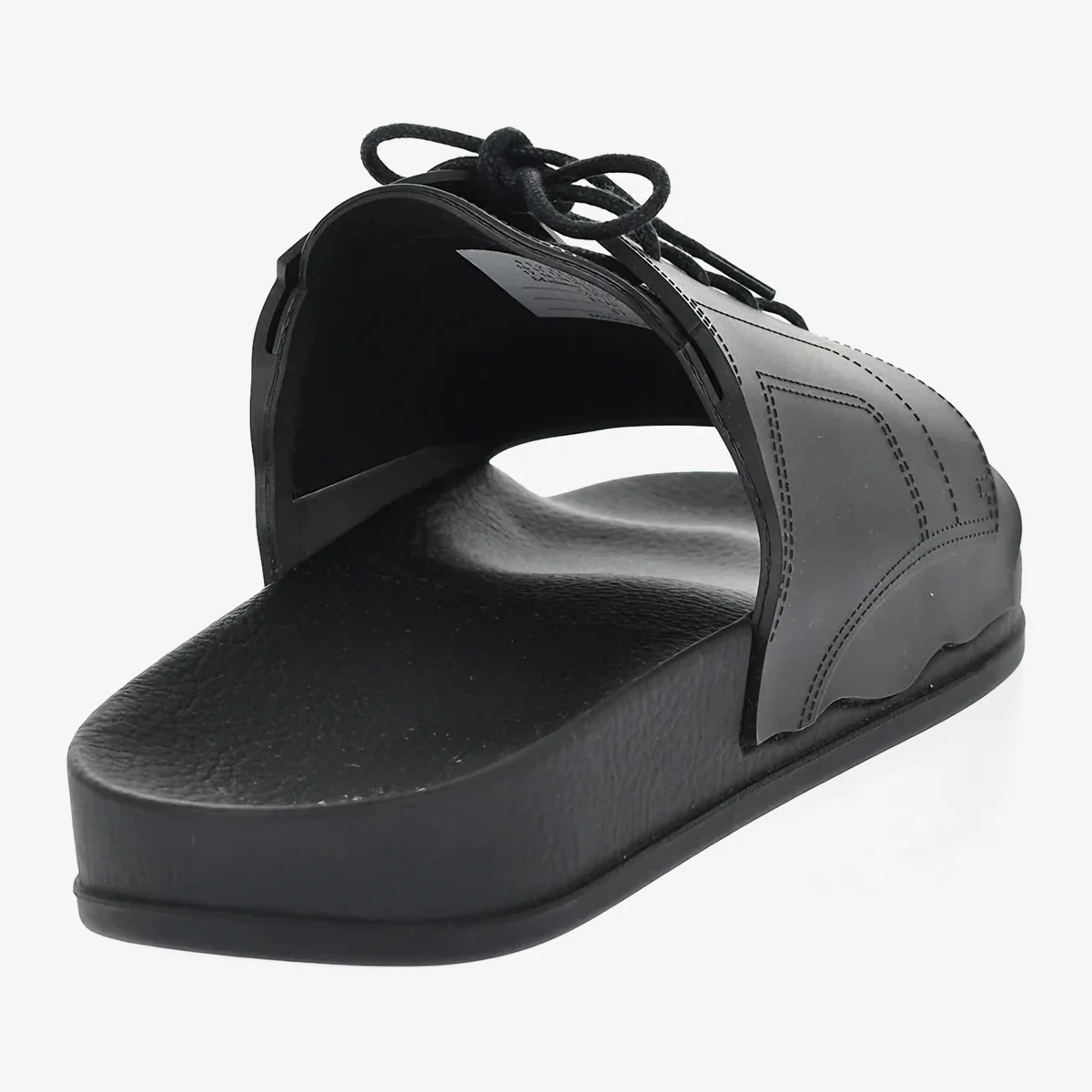 MM22 Rubber Slides With Lace-Up Design ხედი 2