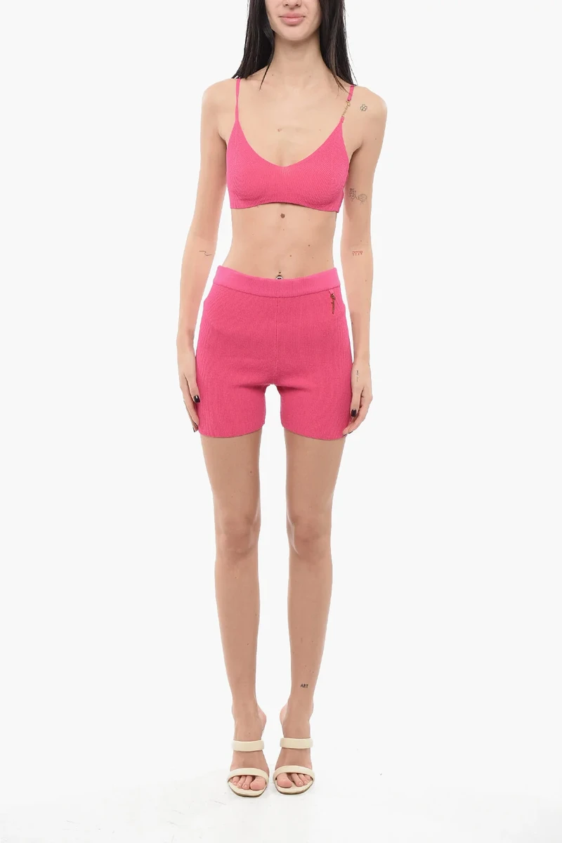 Stretchy Shorts PRALU with Logo ხედი 4