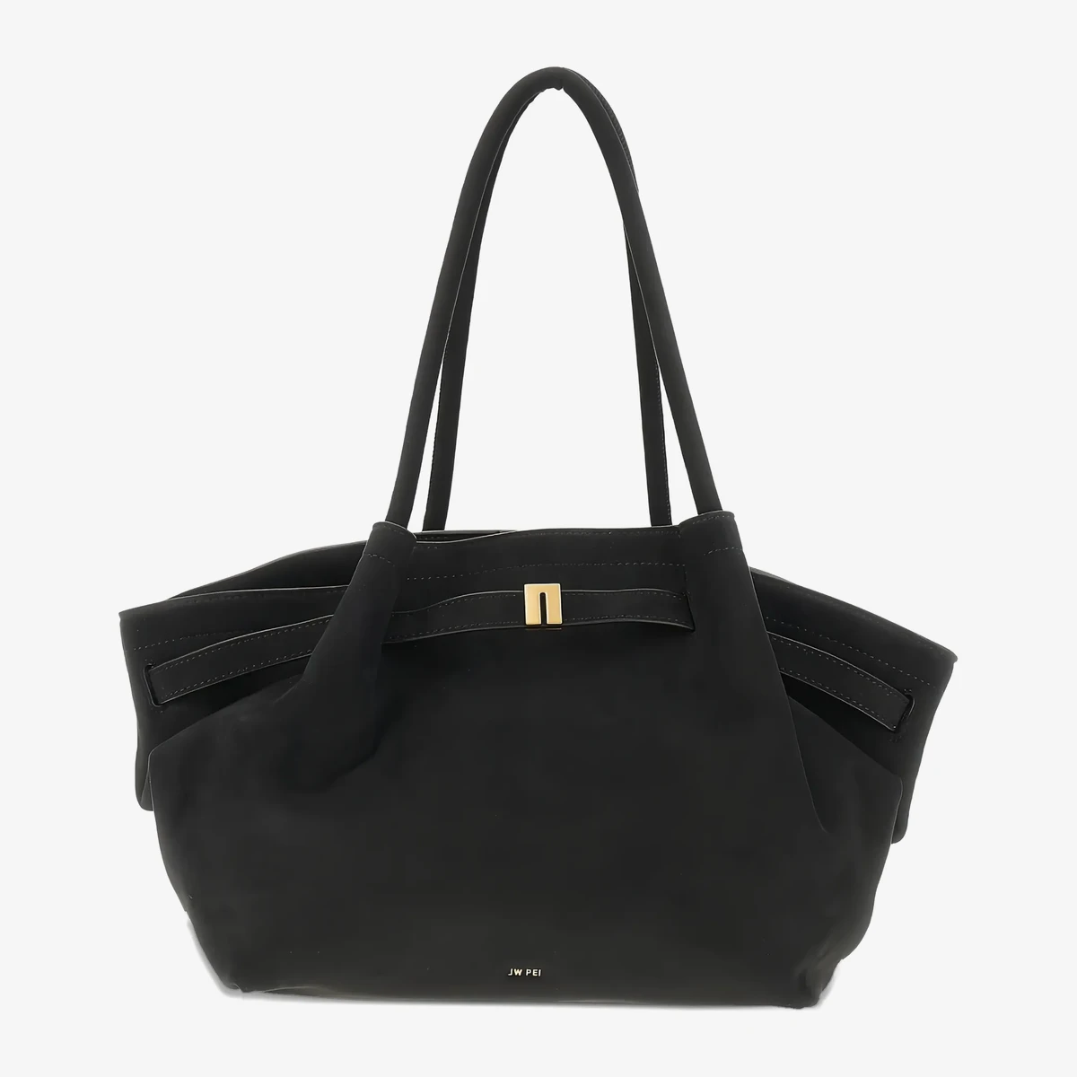 JW Pei Hana Medium Tote Bag in Black