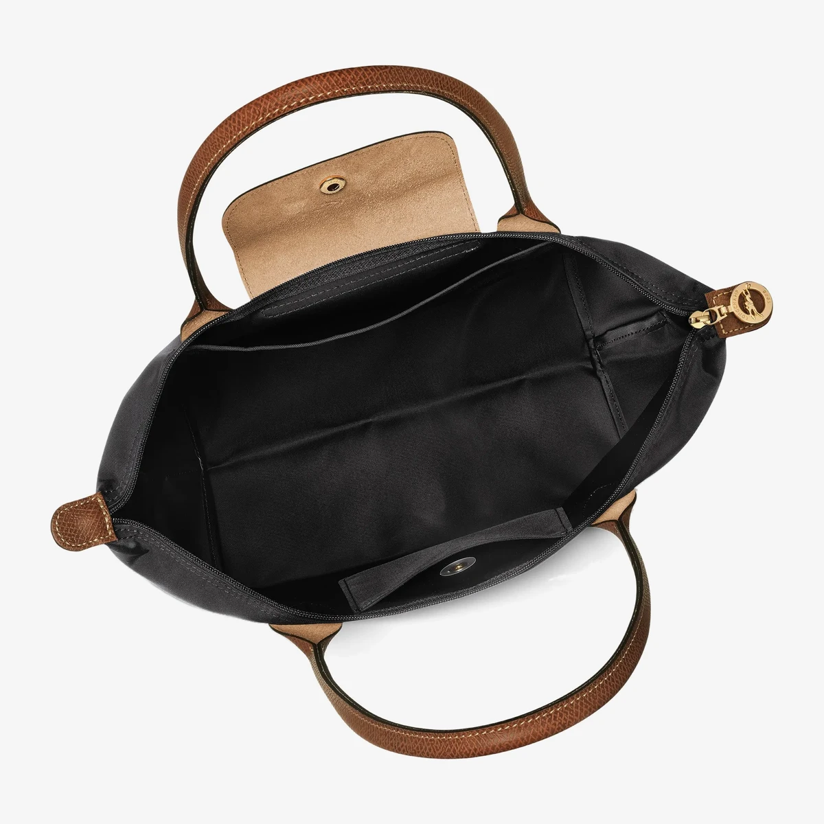 M Le Pliage Leather-Trim Tote Bag ხედი 5