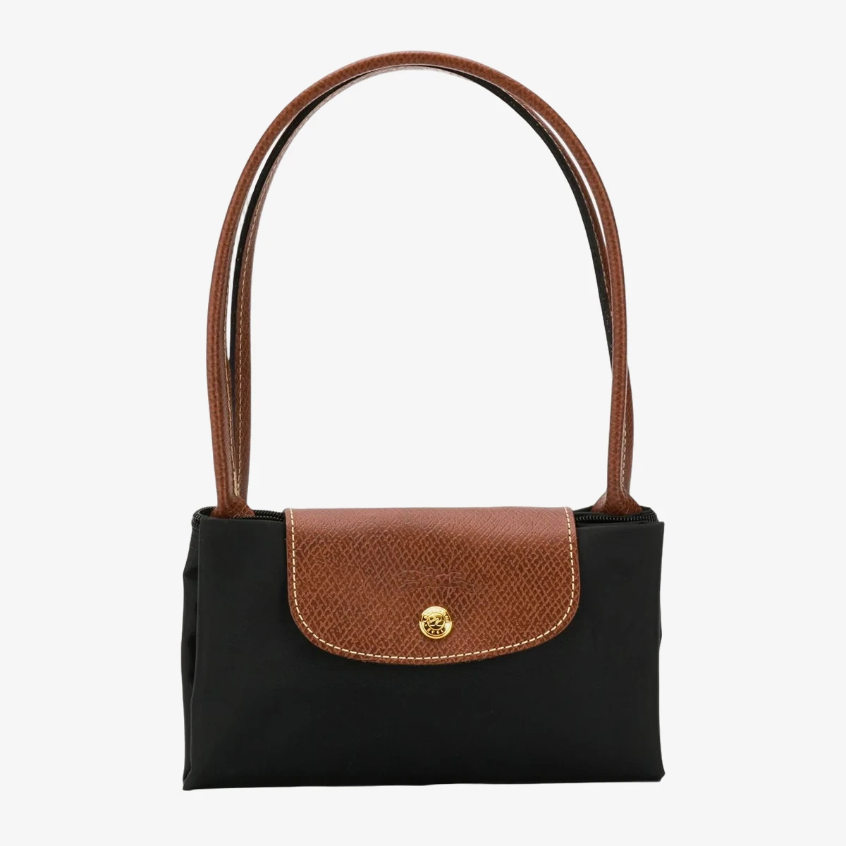 M Le Pliage Leather-Trim Tote Bag ხედი 6