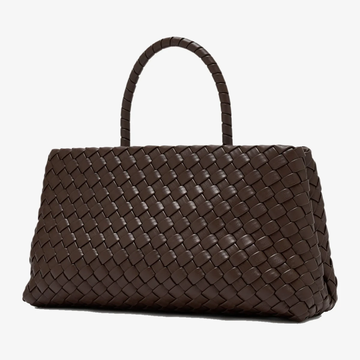 Woven Leather Tote Bag вид 2