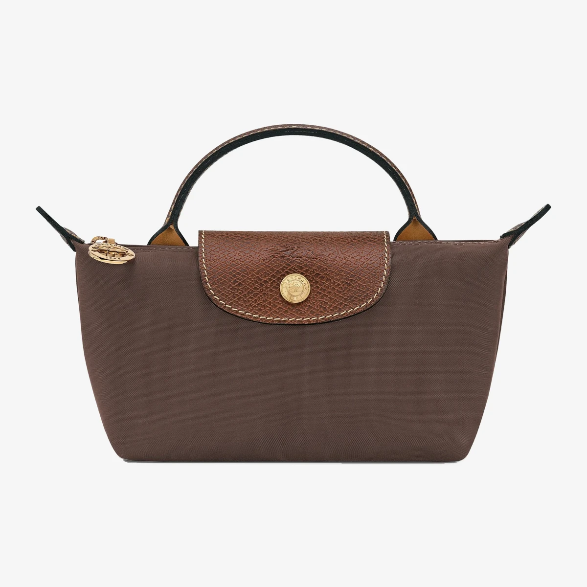 Longchamp Le Pliage Original Pouch in Brown