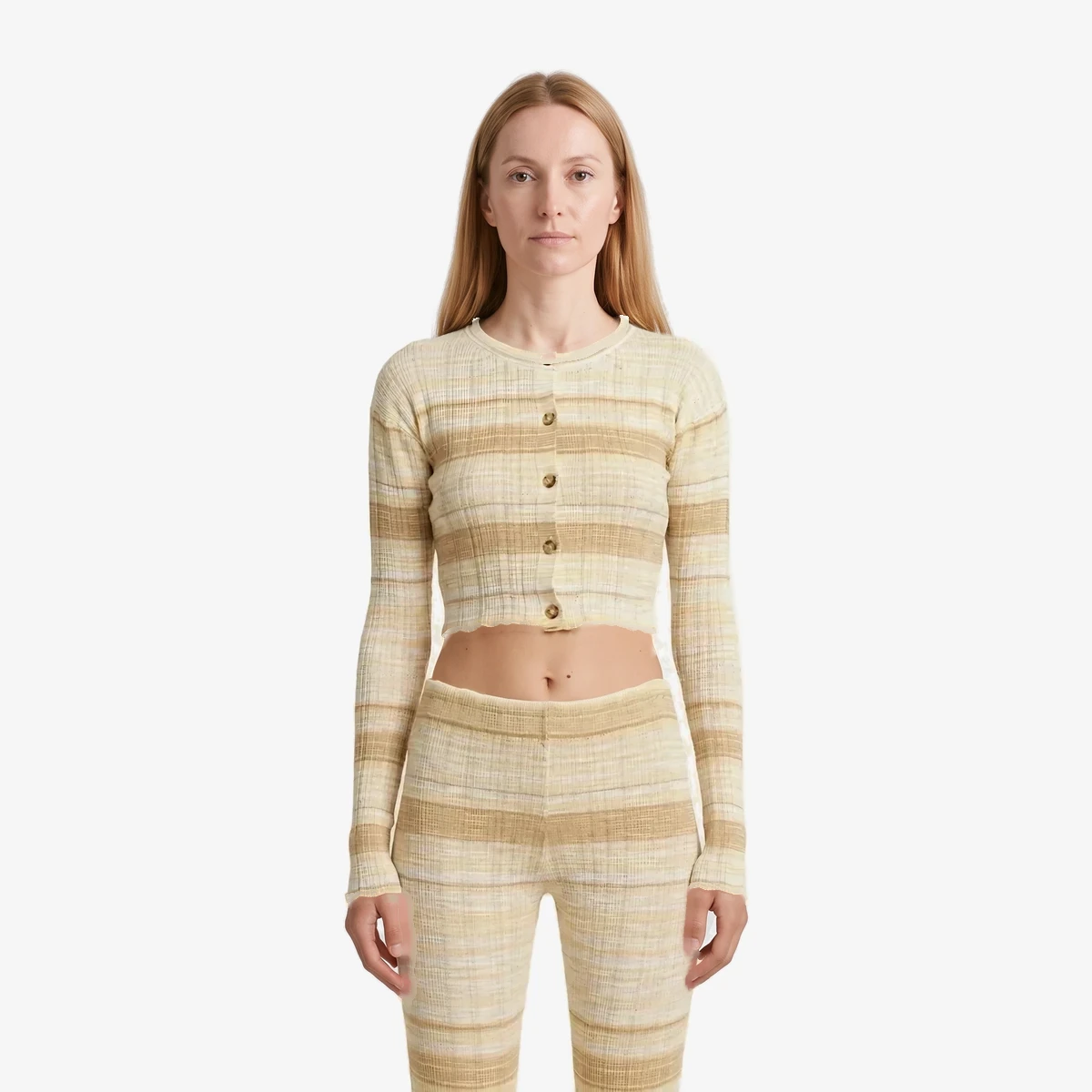 Acne Studios Exclusive Beige Cardigan in Beige