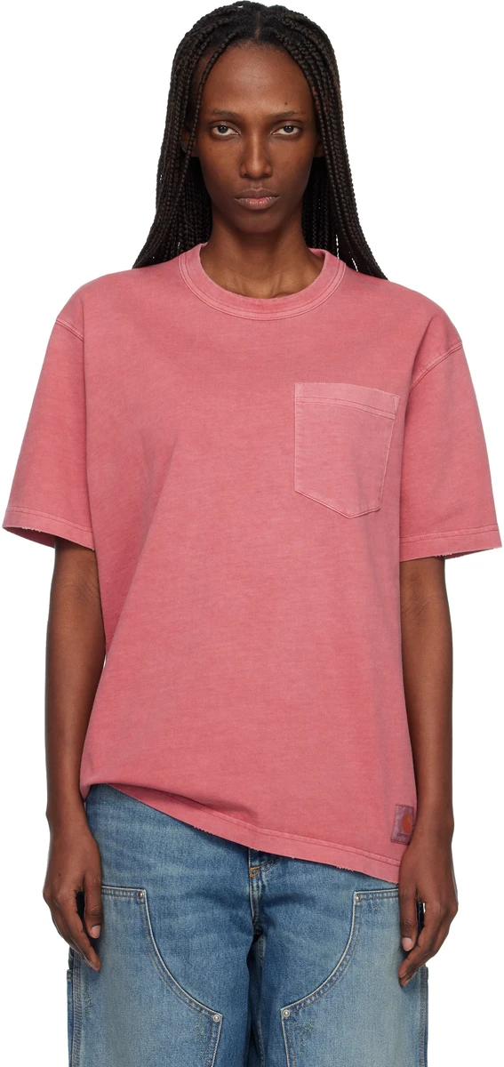 Carhartt WIP Red Torion Pocket T-shirt in Red