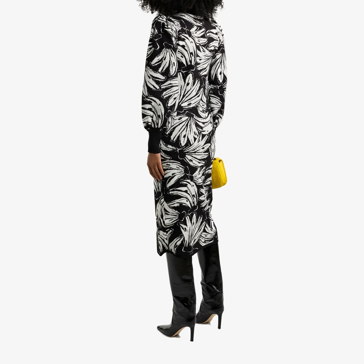 Jacquard-Knit Midi Dress вид 3
