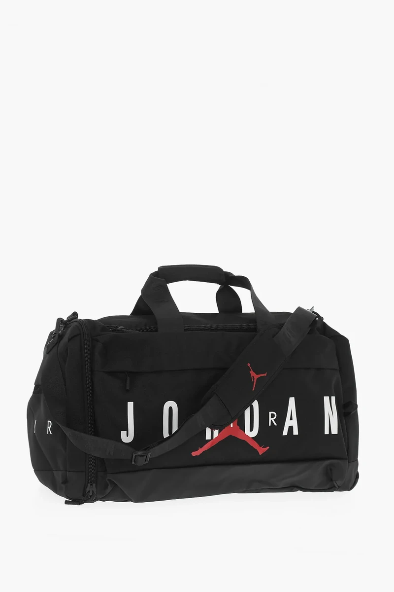 AIR JORDAN Weekender Bag in Solid Color with Logo Print view 3