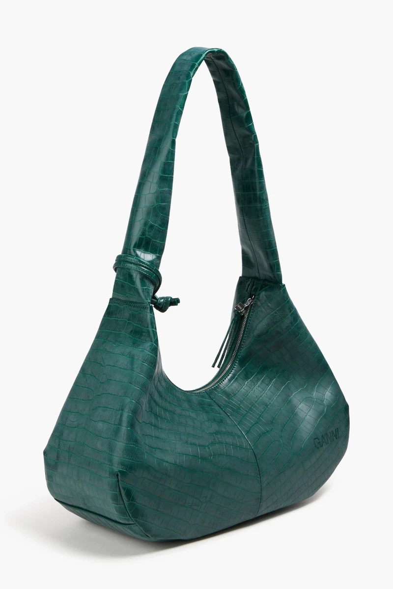 Bou leather-blend shoulder bag view 3