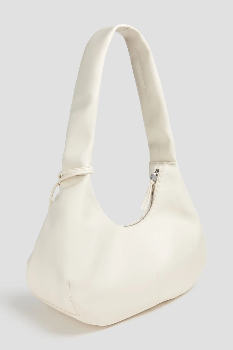 Bou medium leather-blend shoulder bag view 3