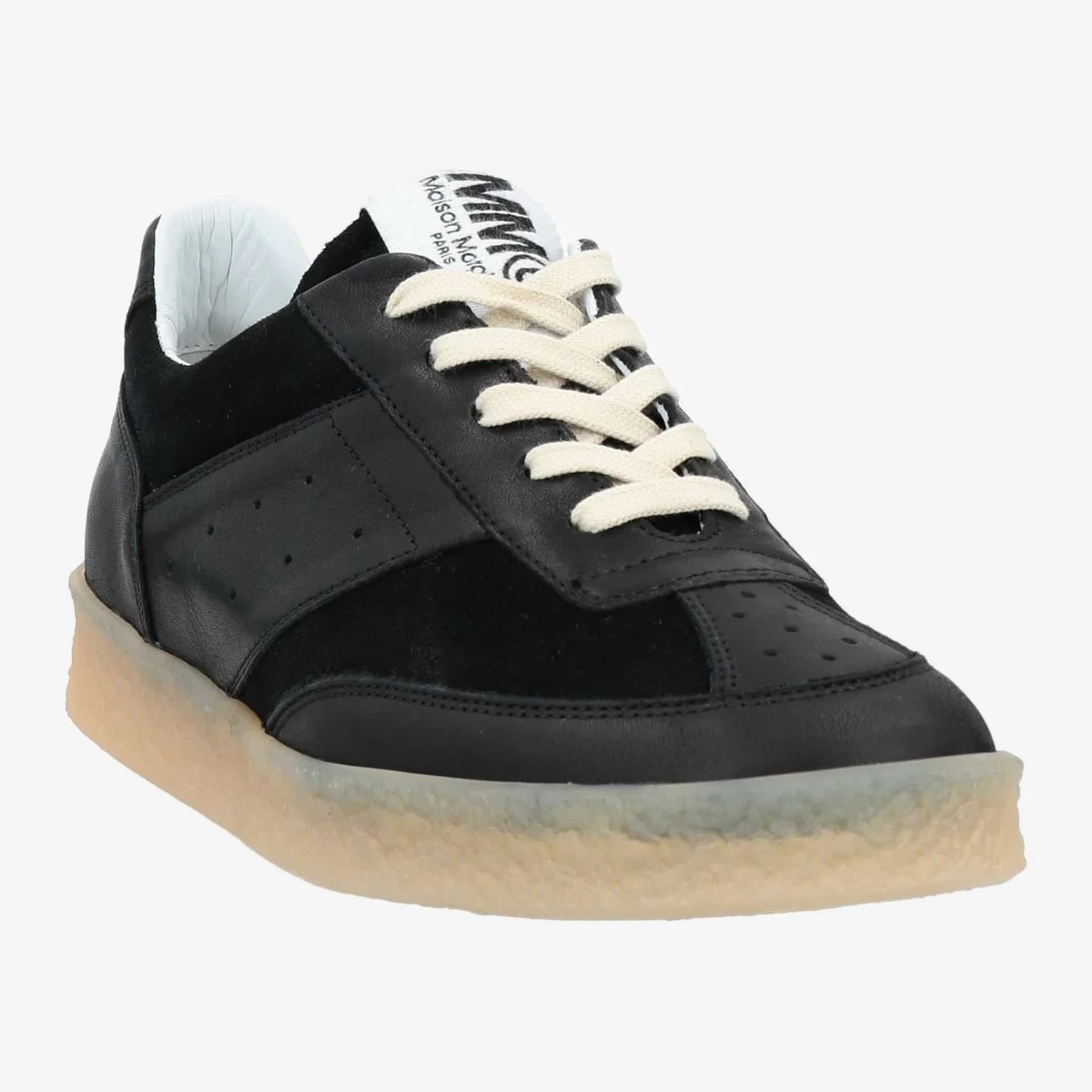 Leather and Suede Low-Top Sneakers view 2