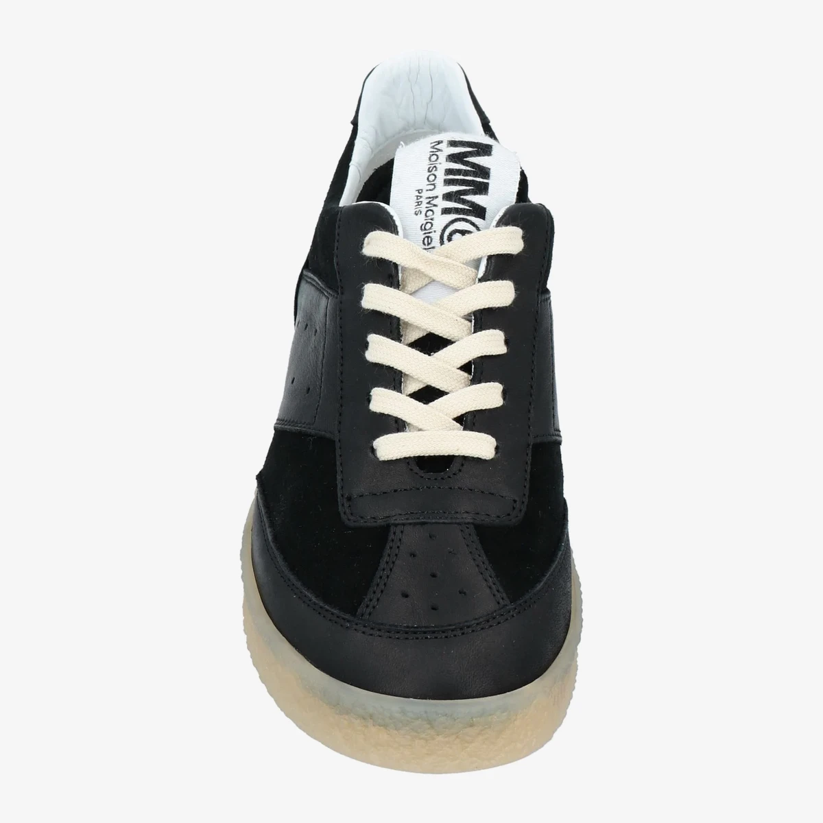 Leather and Suede Low-Top Sneakers view 4