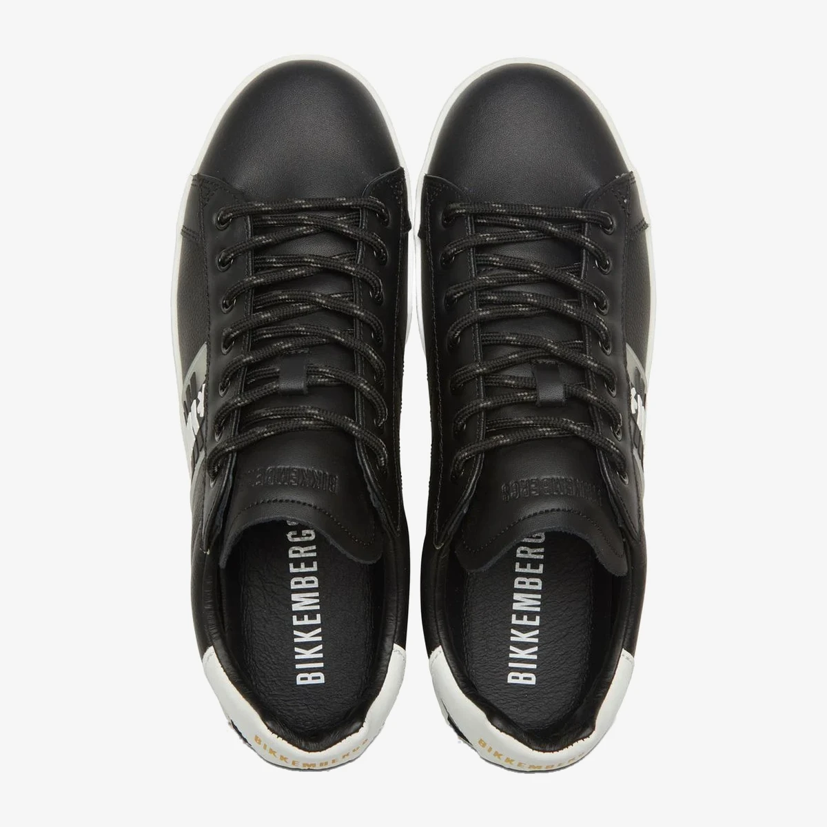 Bikkembergs Action Logo Low-Top Sneakers in Black
