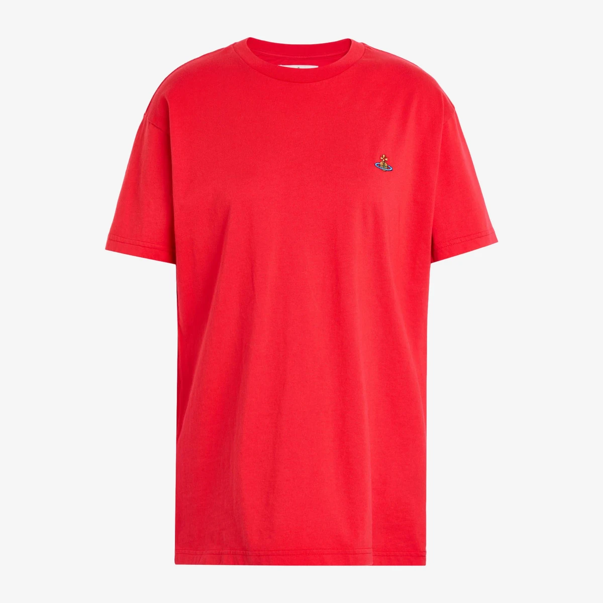 Vivienne Westwood Orb Logo Basic T-Shirt — Красный