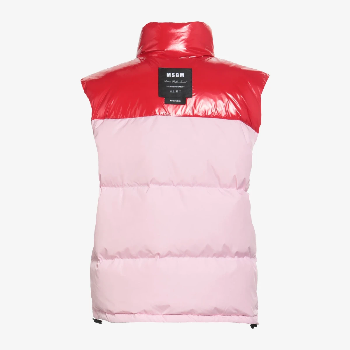 Two-Tone Quilted Puffer Gilet view 2