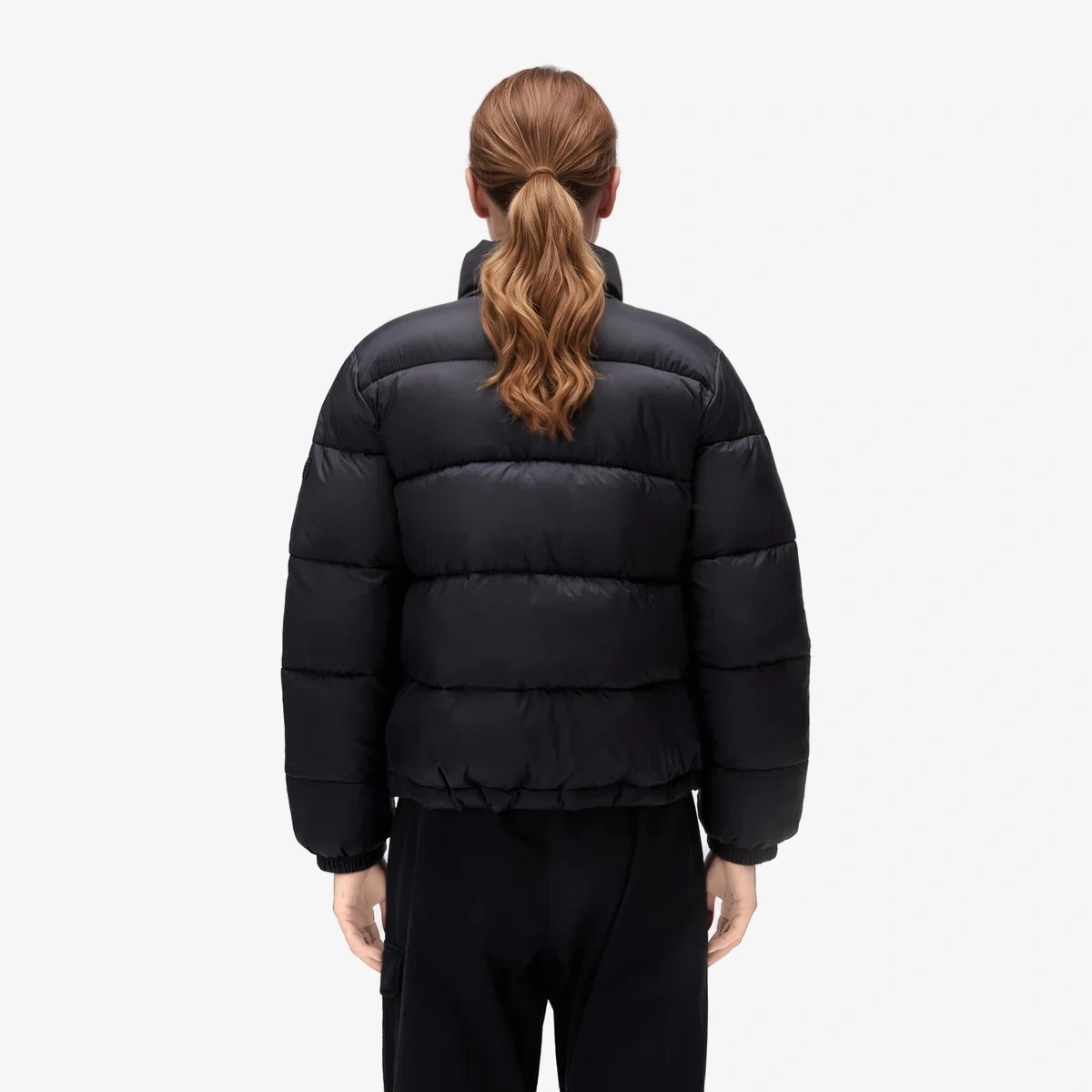 Short Quilted Puffer Jacket view 4