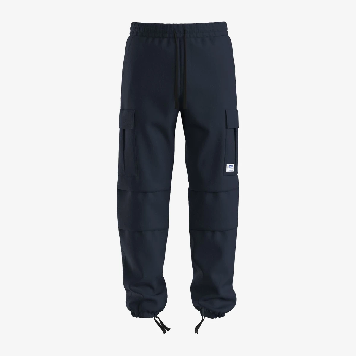 HUGO Gadic Relaxed-Fit Cargo Trousers in Navy