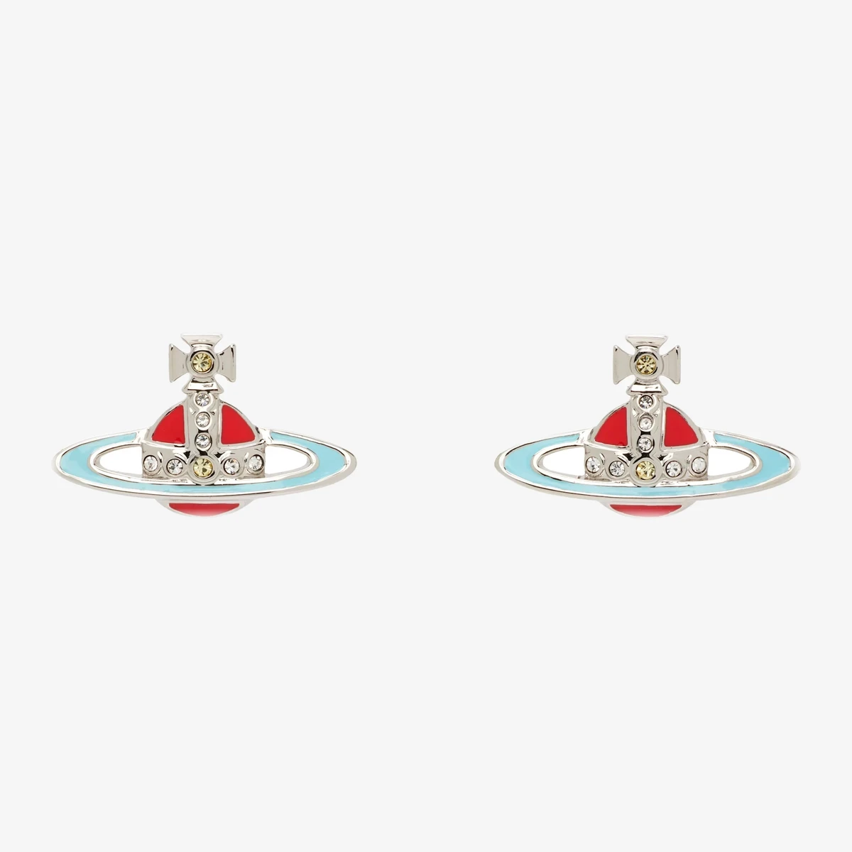 Vivienne Westwood Small Neo Bas Relief Earrings in Multicolour