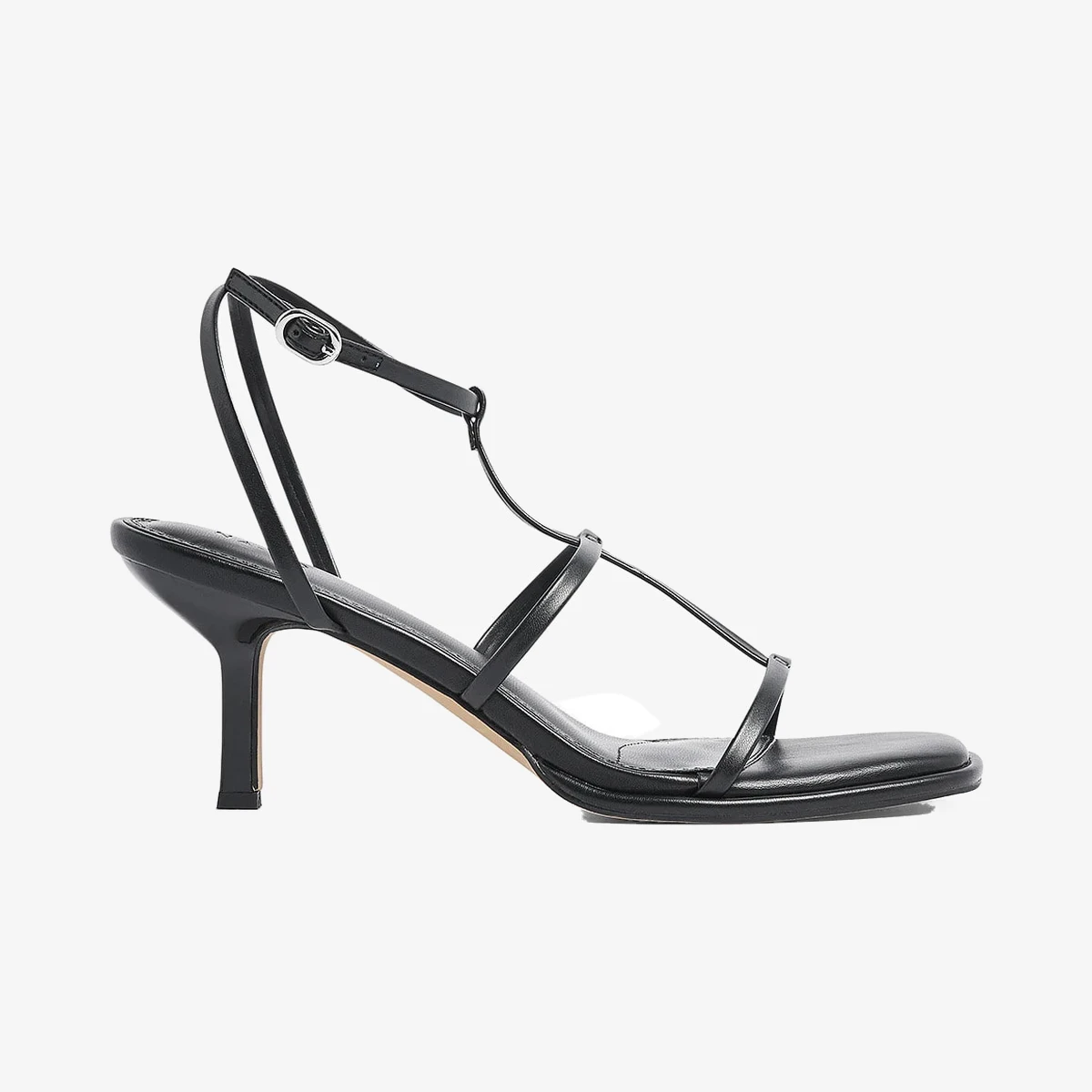 NA-KD Strappy Heeled Sandals in Black