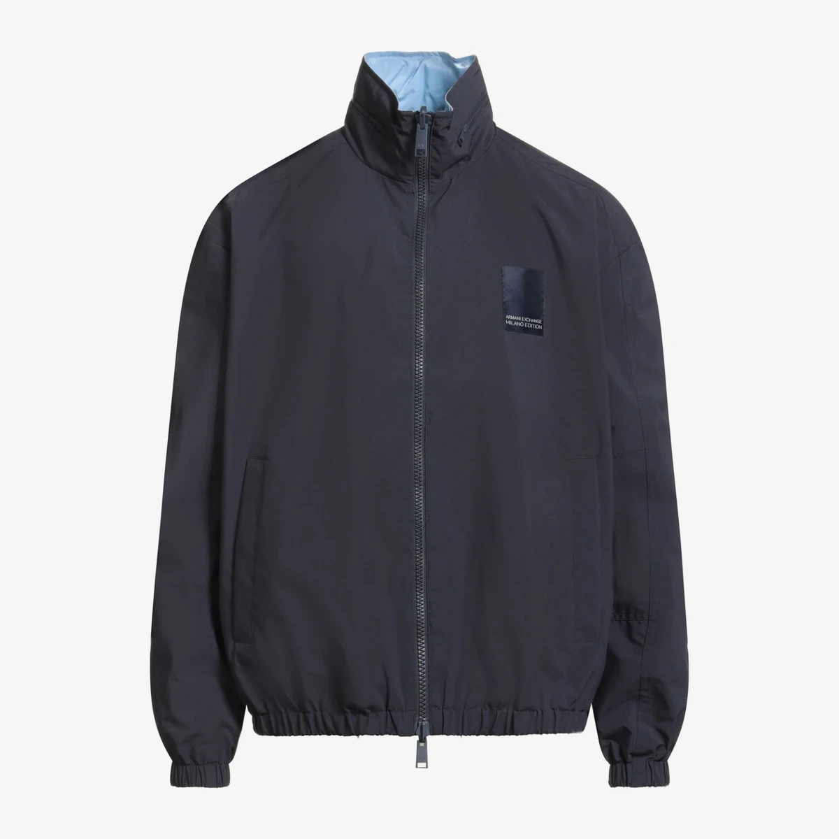 Armani Exchange Reversible Windproof Jacket in Navy