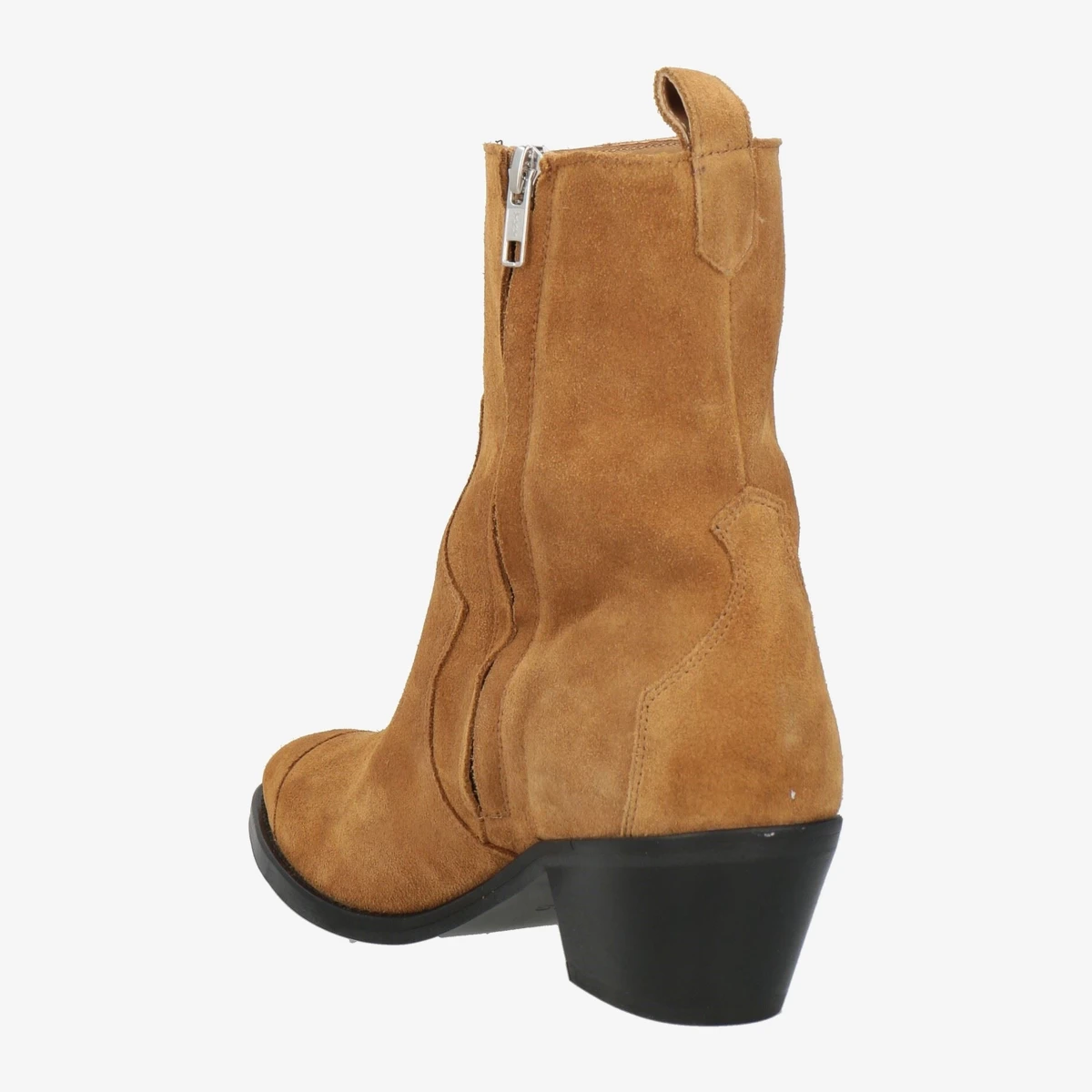Western Suede Ankle Boots ხედი 3