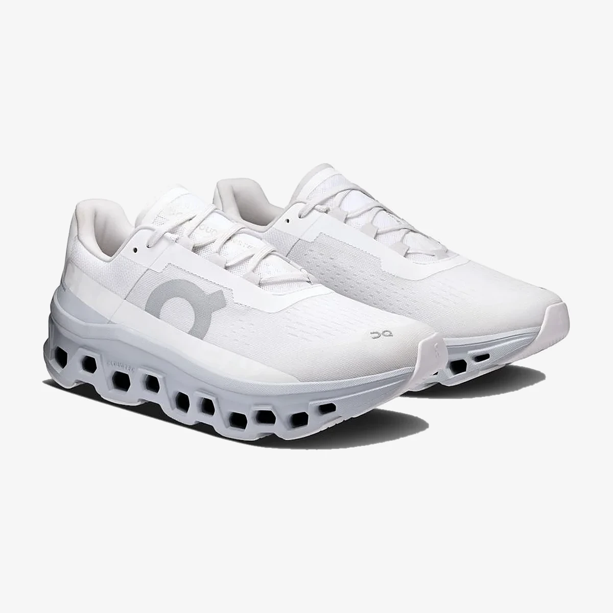 On Cloudmonster Running Sneakers in White