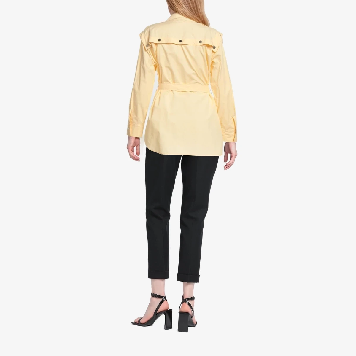 Belted Shirt with Detachable Sleeves view 2