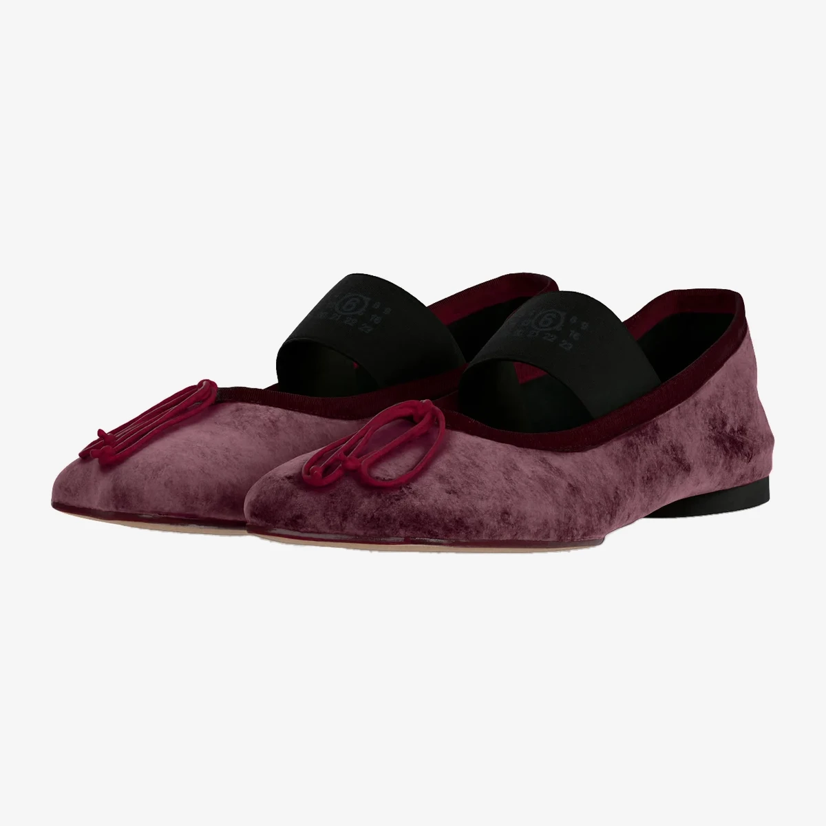 Logo Strap Ballet Flats вид 2