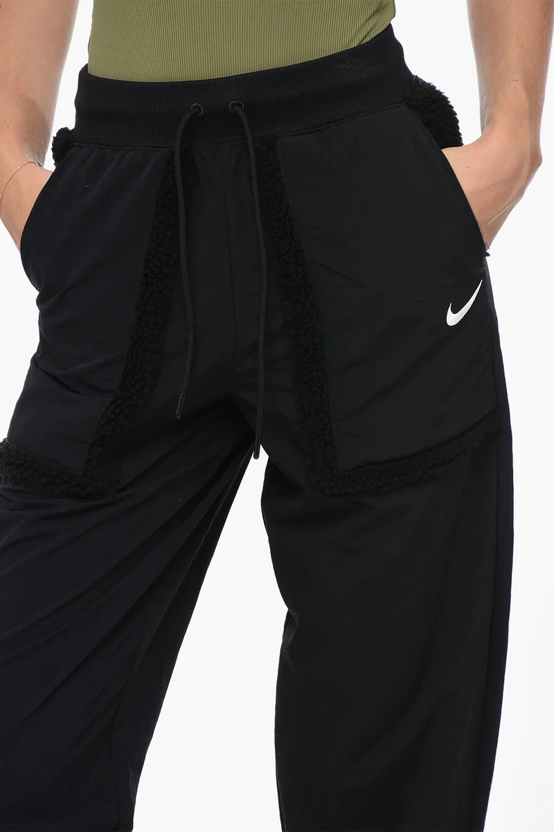 Joggers with Maxi Pockets and Sherpa Details view 3
