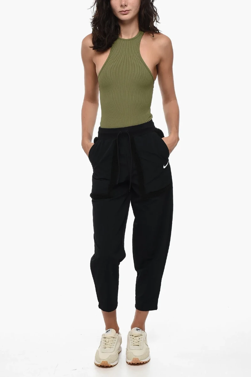 Joggers with Maxi Pockets and Sherpa Details view 4
