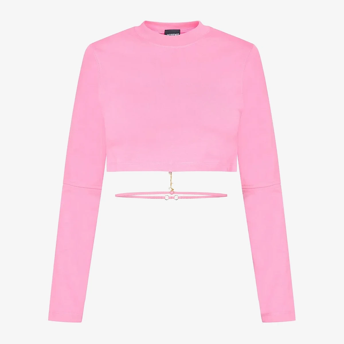 Pino Cropped Long-Sleeve Top view 3