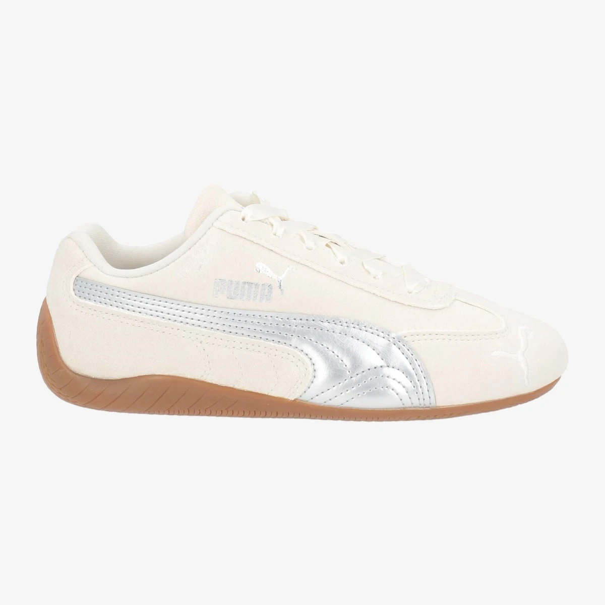 PUMA Kids' Metallic Stripe Suede Sneakers — სპილოსძვლისფერი