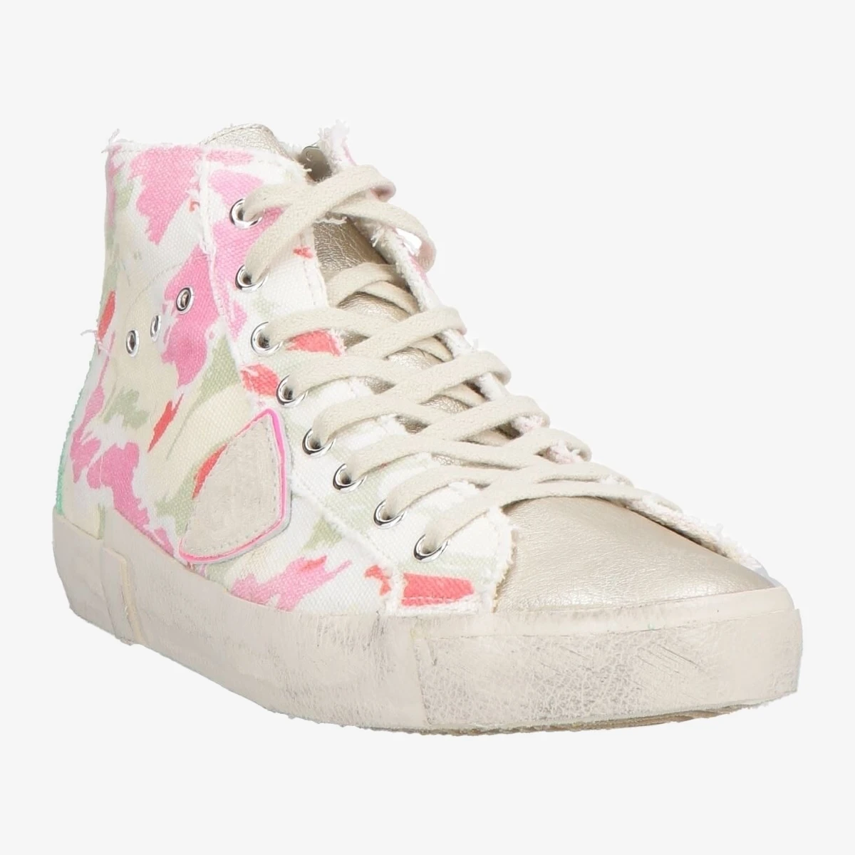 Camouflage Print High-Top Sneakers вид 2