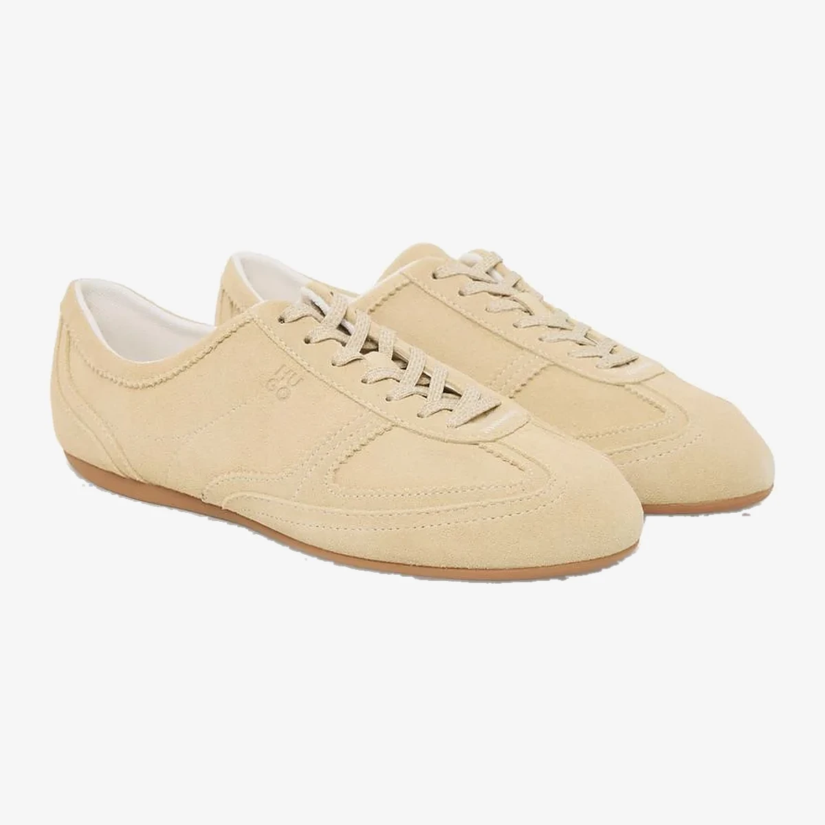 HUGO Mystie Low-Top Sneakers in Beige