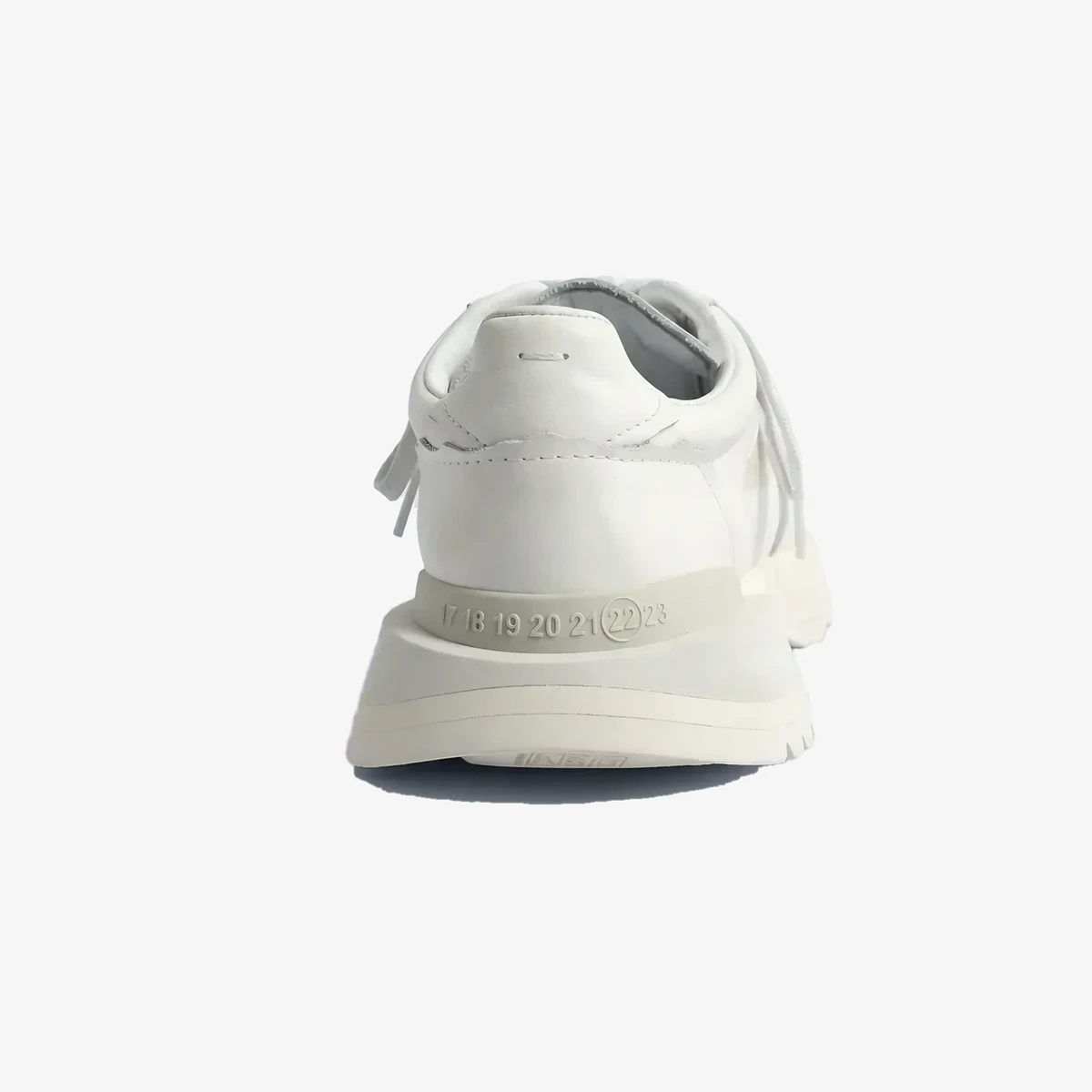 MM22 Solid-Color Leather Low-Top Sneakers ხედი 2