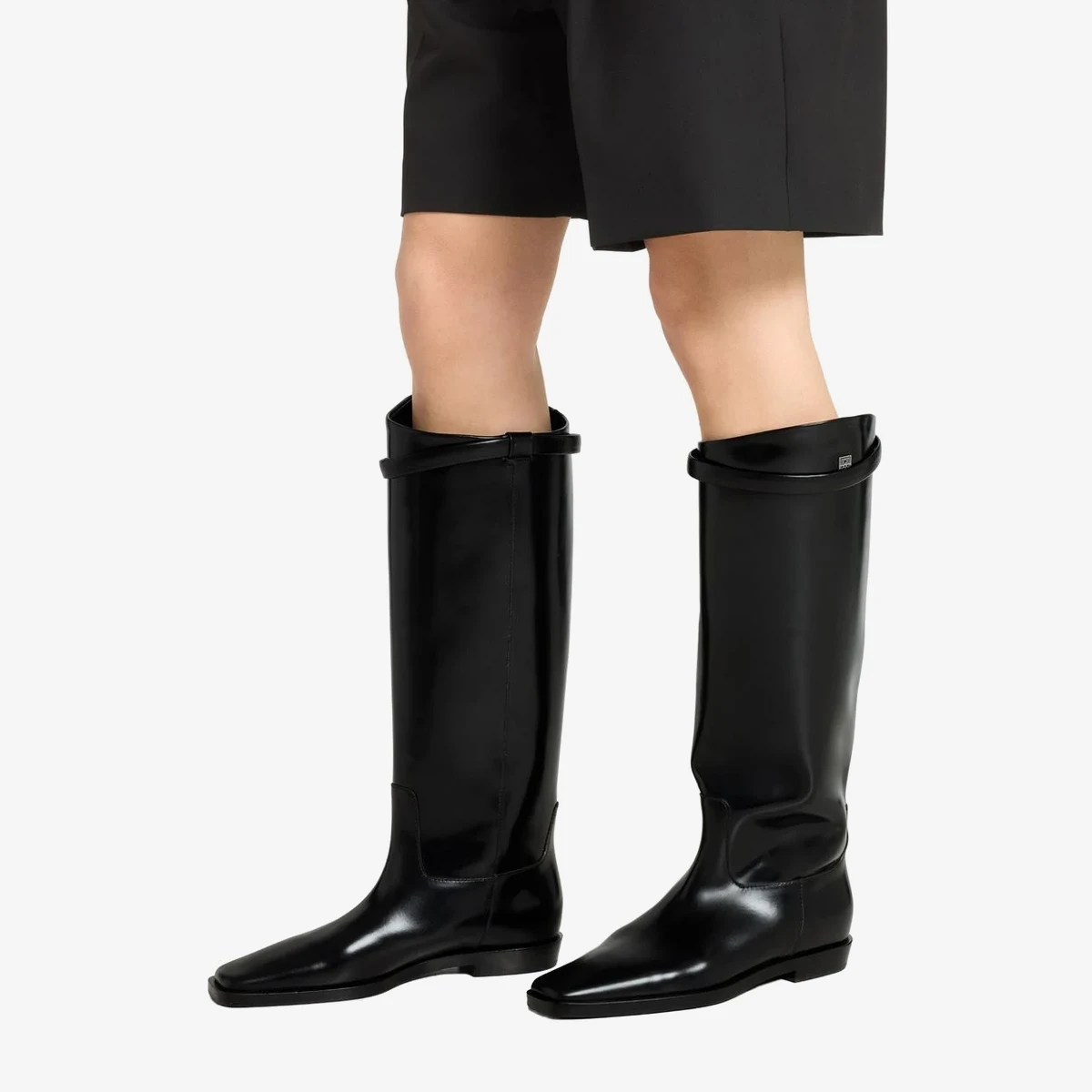 Strap Detail Riding Boots вид 5