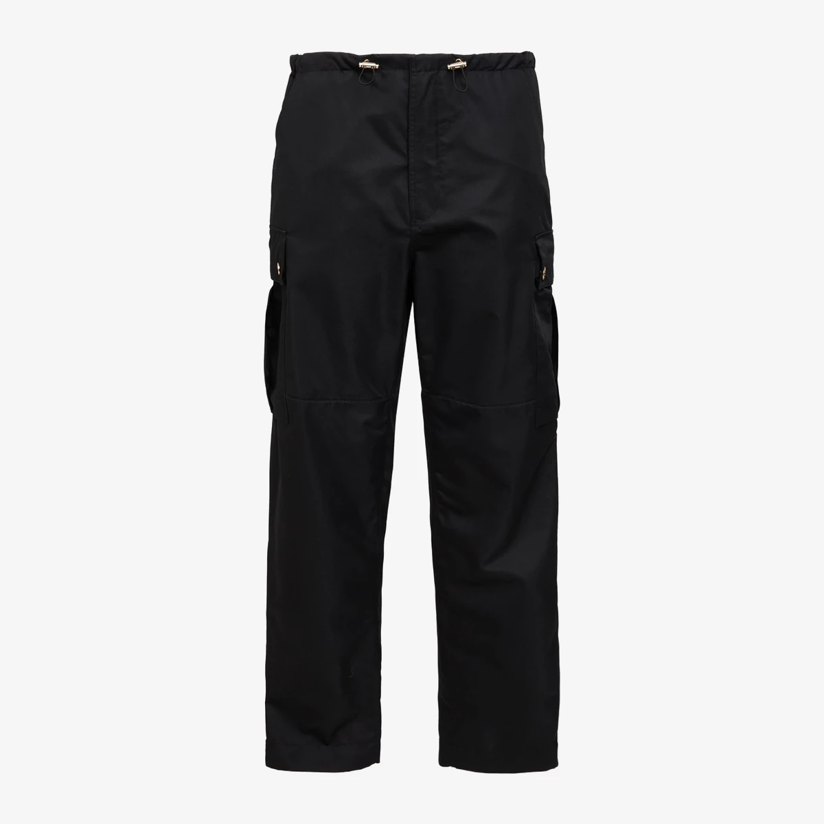 Sandro Drawstring Twill Cargo Trousers — Чёрный