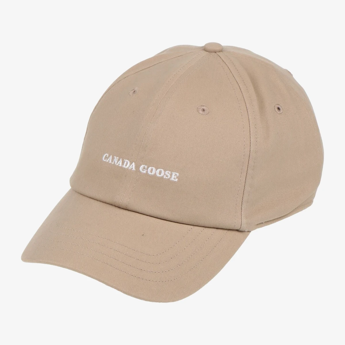 Canada Goose Logo Baseball Cap in Beige