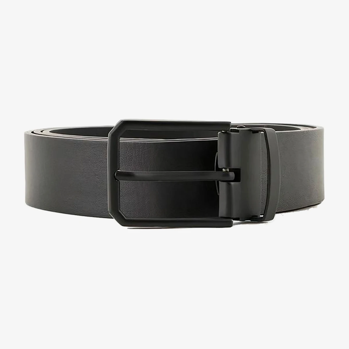 Armani Exchange Leather Belt in Black