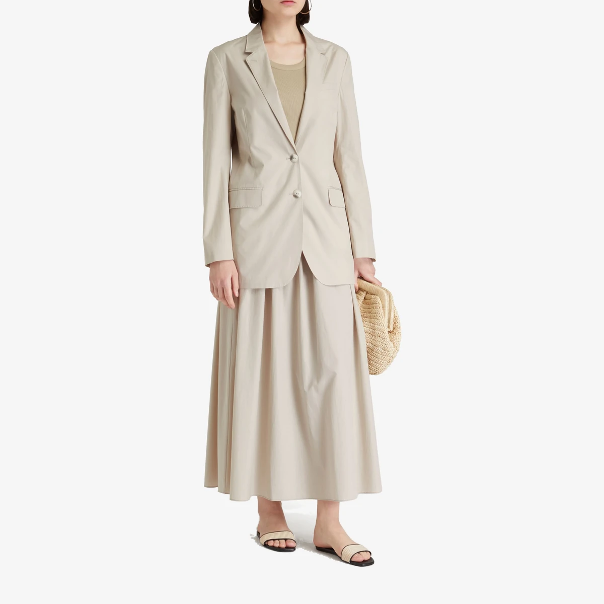 Odessa Cotton-Poplin Blazer вид 2